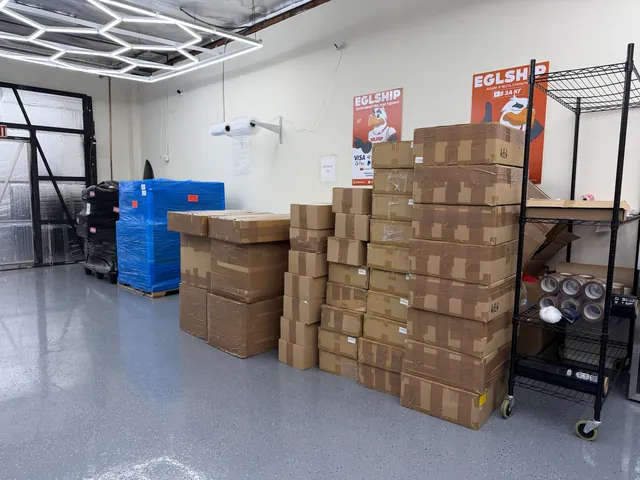 Receiving and storage area